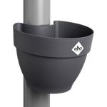 vibia campana fallrohrpflanzgefäss 22cm anthrazit